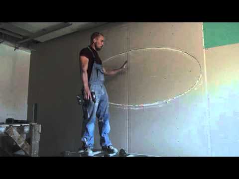 Видео: ГИПОКАРТОН. ЭЛЛИПС. Строительный лайфхак. Разметка и фрезерование ЭЛЛИПСа на гипсокартоне.