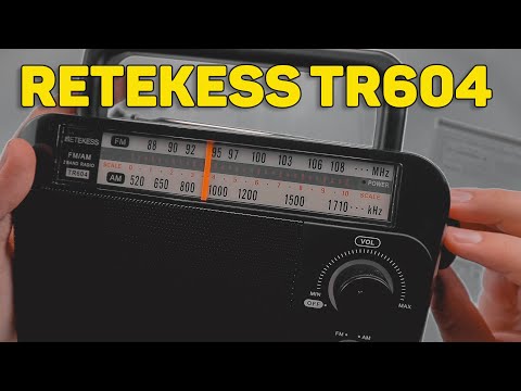 Видео: RETEKESS TR604 FM/AM - РЕТРО РАДИОПРИЕМНИК С АЛИЭКСПРЕСС!