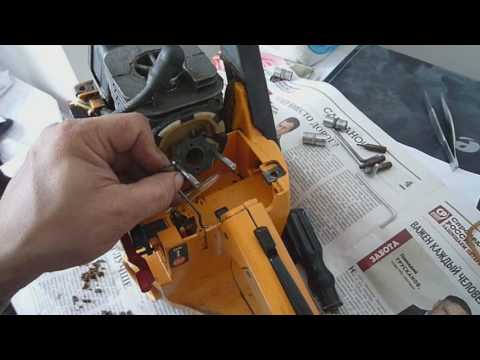 Видео: бензотрубки бензопилы Partner 350