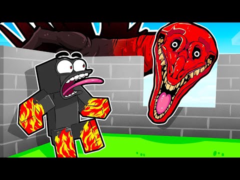 Видео: СТРОЙ СТЕНЫ - ЧТОБЫ ВЫЖИТЬ от GODZILLA BLOODBATH в МАЙНКРАФТ