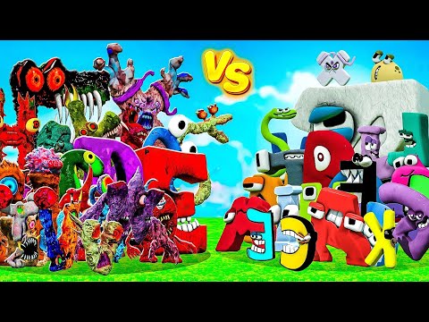 Видео: ВЕСЬ КОШМАРНЫЙ АЛФАВИТ ЛОР ПРОТИВ ВСЕГО АЛФАВИТ ЛОРА В ГАРРИС МОД! ALPHABET LORE В Garry`s Mod!