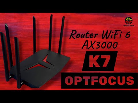 Видео: OPTFOCUS K7 роутер AX3000 WIFI 6 –огляд, тести, порівняння