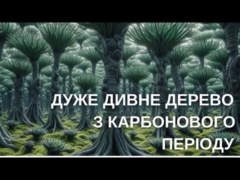 Видео: Еволюційний експеримент на початку карбону. Шалена структура крони в Sanfordiacaulis densifolia