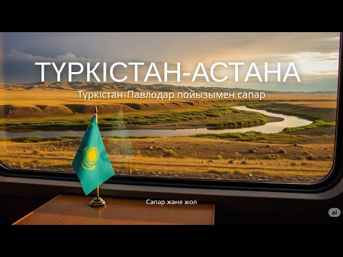 Видео: Астанаға пойызбен сапар | 32 сағат пойызда | 17.06.2025 | 