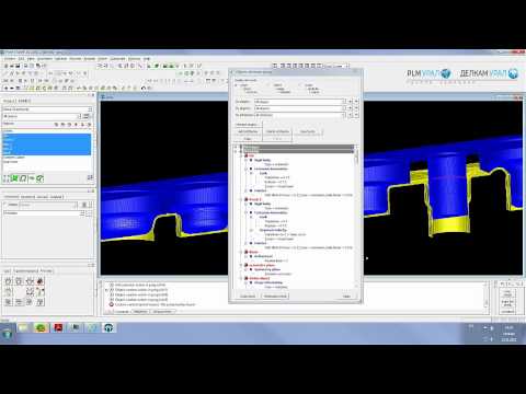 Видео: Решение задачи последовательной штамповки в PAM-STAMP