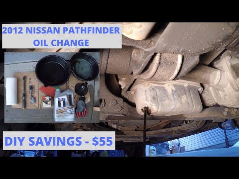 Видео: Замена масла в Nissan Pathfinder 2012 года