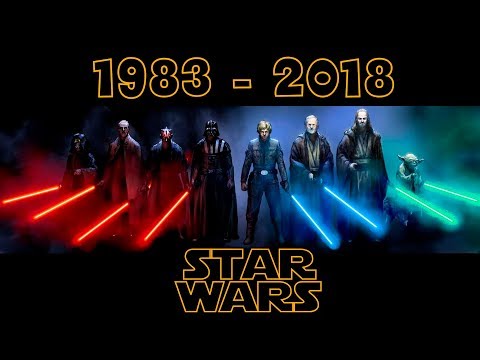 Видео: История / Эволюция Star Wars  Вся серия 1983 - 2018