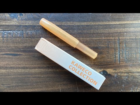 Видео: Перьевая ручка Kaweco Sport Apricot Pearl [Limited Edition]