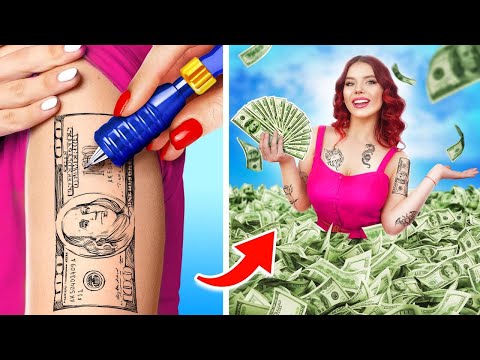 Видео: Мои Волшебные Тату Исполняют Желания! Как Стать Популярной?