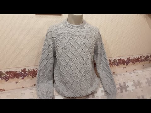 Видео: ВЯЗАНИЕ 🧶 //  МУЖСКОЙ ДЖЕМПЕР ИЗ ПОЛУХЛОПКА 🎉🎉🎉
