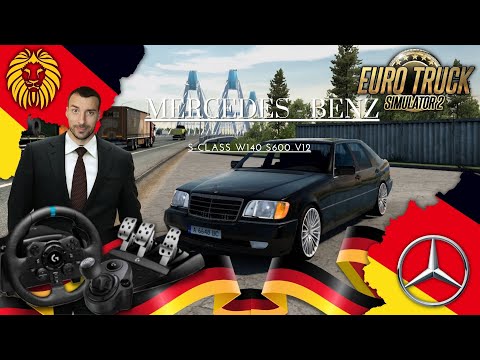 Видео: MERCEDES-BENZ S-CLASS W140 S600 V12 MOD - *МАФИОТСКА ?!* @BGNIK - EURO TRUCK SIMULATOR 2