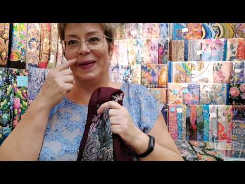Видео: 146х146 шерсть. Павловопосадские платки в Минске