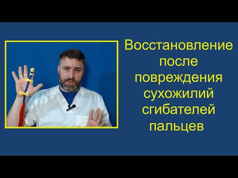 Видео: Восстановление после повреждения сухожилий сгибателей пальцев