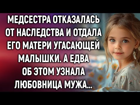 Видео: Медсестра отказалась от наследства и отдала его матери угасающей малышки. А едва об этом узнала…