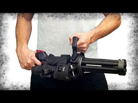 Видео: XM556 Microgun - Самый Маленький Миниган В Мире