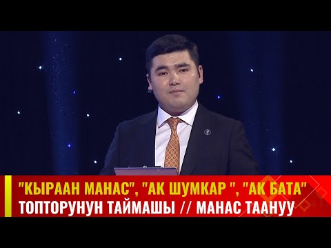 Видео: "Кыраан Манас", "Ак шумкар", "Ак бата" топторунун  республикалык таймашы // МАНАС ТААНУУ