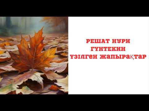 Видео: Решат Нури ГҮНТЕКИН.Үзілген жапырақтар  3-бөлім. #әлемдікклссика #аудиокітап