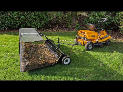Видео: Собираетесь отремонтировать крошечную газонокосилку? Она слишком мала, чтобы подметать листья.