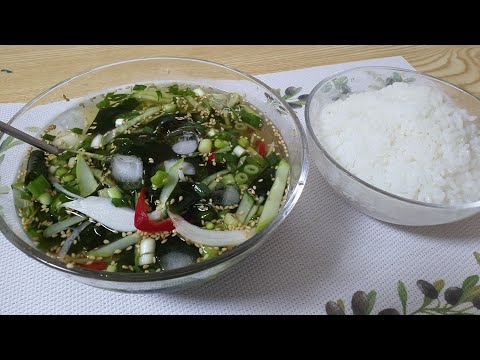 Видео: Корейская окрошка-быстро,просто,доступно