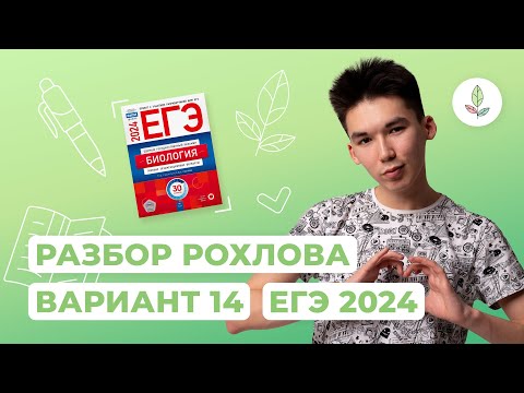 Видео: ВАРИАНТ 14 РОХЛОВ ЕГЭ-2024 РАЗБОР // NEOFAMILY