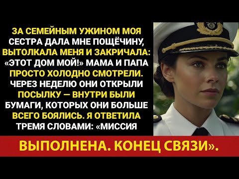 Видео: За семейным ужином моя сестра ударила меня, вытолкнула и сказала: «Убирайся из моего дома» — и я...