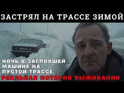Видео: Застрял в машине зимой: ночь на грани жизни и смерти | Истории выживания