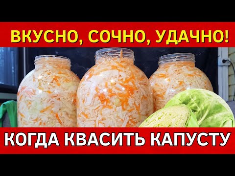 Видео: В СЕНТЯБРЕ 2025 - когда солить капусту ПО ЛУННОМУ КАЛЕНДАРЮ, чтобы она была очень вкусной