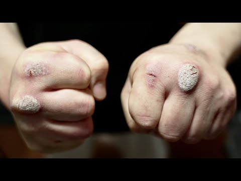 Видео: Тренировка железного кулака! 62-летний каратист!