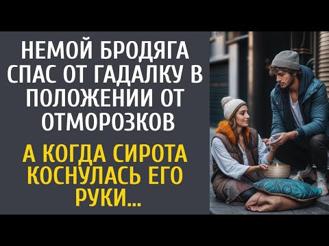 Видео: Немой бродяга спас от гадалку в положении от отморозков… А когда сирота коснулась его руки…