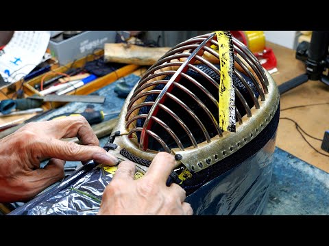 Видео: Процесс изготовления набора Кендо Богу из 4 частей. Лучший мастер ручной работы в Корее.