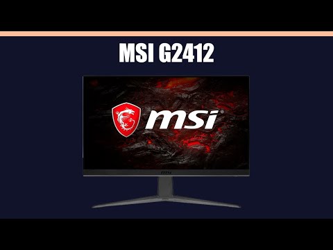 Видео: Монитор MSI G2412