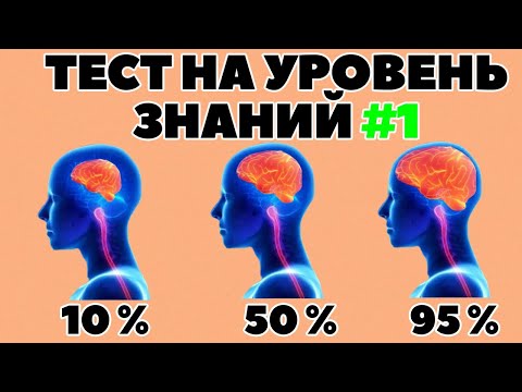 Видео: ТЕСТ НА УРОВЕНЬ ЗНАНИЙ (выпуск - 1)