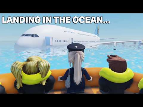 Видео: АВАРИЙНАЯ ПОСАДКА НА МОРЕ В Crew Simulator | roblox