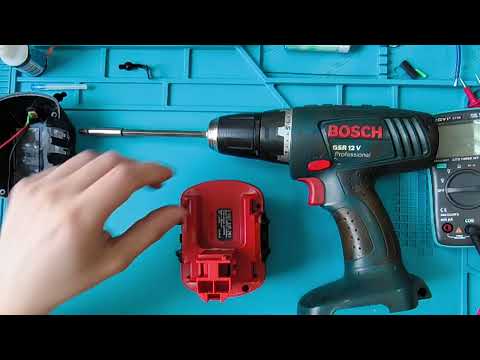 Видео: Переделка аккумулятора шуруповерта Bosch GSR 12v с Ni-Cd на Li-ion