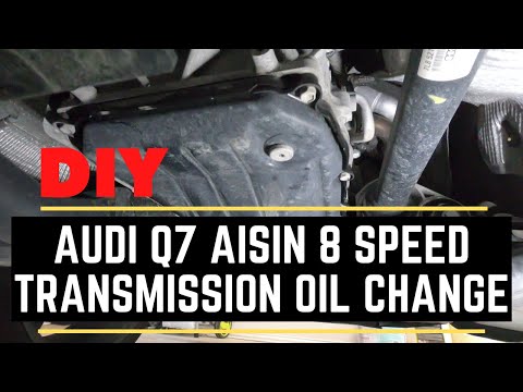 Видео: (ЧИТАЙТЕ ОПИСАНИЕ 1-Й) Замена масла в 8-ступенчатой ​​коробке передач Audi Q7 Aisin 2013 года