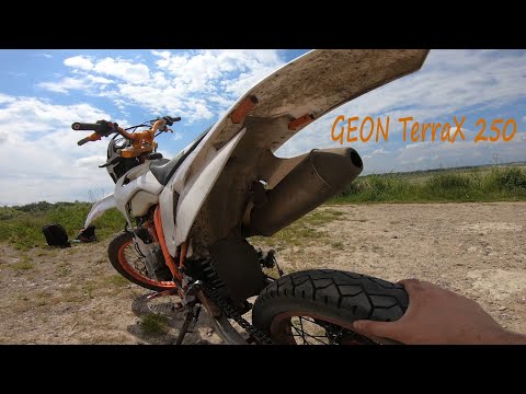 Видео: "Обзор" на GEON TerraX 250 CR 2019 года + HighLights