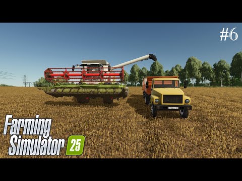 Видео: Farming Simulator 25 Бурлаки #6 Уборка овса