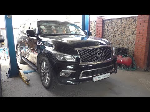 Видео: Замена подшипника заднего левого колеса на INFINITI QX80 5,6  Инфинити Ку Икс 80 2014 года