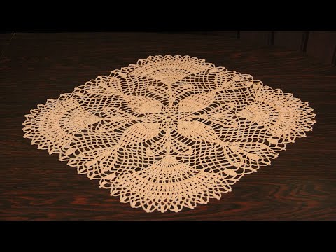 Видео: КВАДРАТНАЯ САЛФЕТКА С ПОДРОБНЫМ МАСТЕР КЛАССОМ И СХЕМОЙ. (часть 1-я).