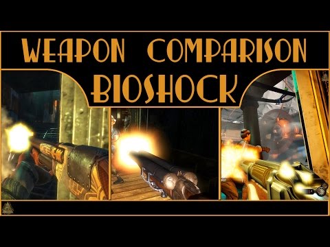Видео: Все оружие Bioshock:  Оружие Сравнение всех Bioshocks
