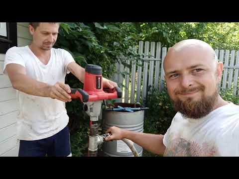 Видео: слабый водонос на горе. разведка.после 14м песок сухой