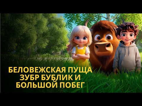 Видео: мультфильм, приключения | Беловежская пуща. Зубр Бублик и большой побег