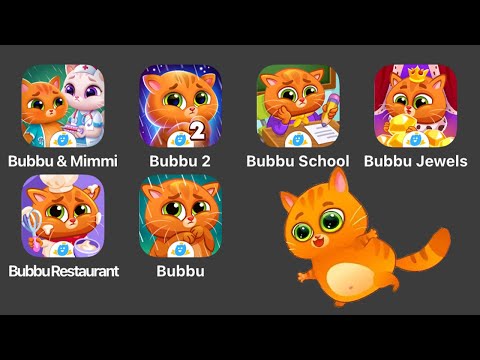 Видео: Все 6 игр Bubbu: Bubbu & Mimmi World, Bubbu 2, Bubbu School, Bubbu Jewels, Bubbu Restaurant, Bubbu