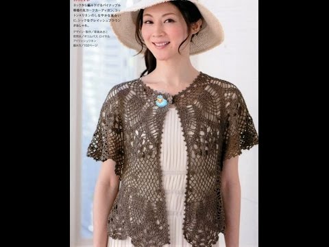 Видео: #Вязание Summer openwork crochet jacket. Летний ажурный жакет крючком . часть 6.