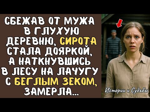 Видео: Сбежав от мужа в глухую деревню, СИРОТА стала дояркой, а наткнувшись в лесу на лачугу с беглым ЗЕКОМ