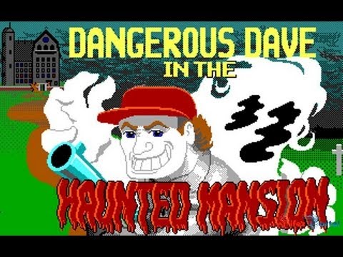 Видео: Dangerous Dave (1991) DOS / EGA,с Майкером