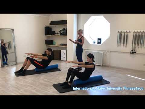 Видео: Пилатес с роллом (валиком для пилатеса) под руководством Валерии Петренко