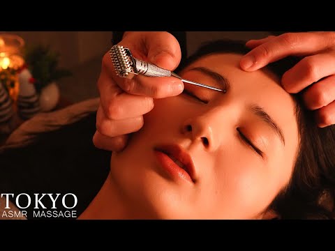 Видео: ASMR Массаж для сна и снятия напряжения глаз.