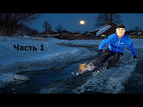 Видео: Как нарисовать снег, ночь, луну, дорогу, лужу, дома ► зимний пейзаж, часть 1