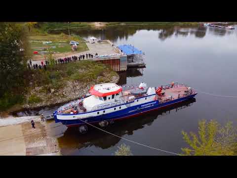 Видео: Головное обстановочное судно проекта 3052. Группа компаний «Р-флот».